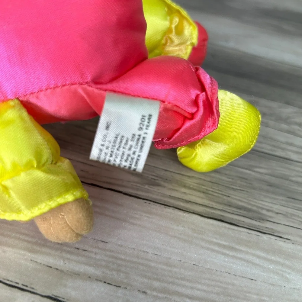 Russ Troll Jester Clown Doll Plush Pink Hair 90s Vintage‎ y2k Yellow